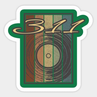 311 Vynil Silhouette Sticker